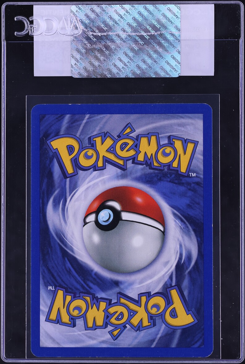 2000 Pokemon Gym Challenge Error Fighting Symbol Holo Blaine's Charizard #2 CGC AUTH