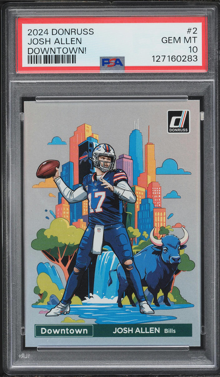 2024 Donruss Downtown Josh Allen #2 PSA 10 GEM MINT