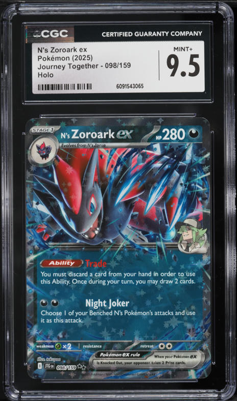 2025 Pokemon Japanese SV Battle Partners Full Art N's Zoroark ex