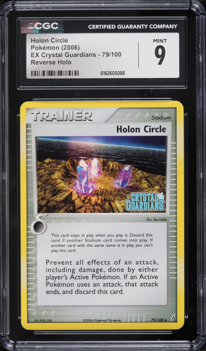 2006 Pokemon EX Crystal Guardians Reverse Holo Holon Circle #79 CGC 9 MINT