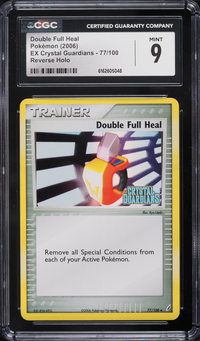 2006 Pokemon EX Crystal Guardians Reverse Holo Double Full Heal #77 CGC 9 MINT