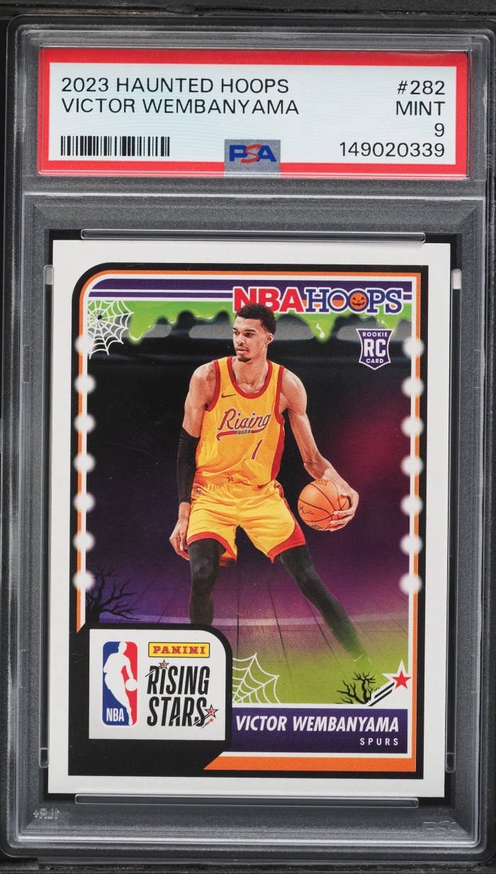 2023 Haunted Hoops Victor Wembanyama ROOKIE #282 PSA 9 MINT