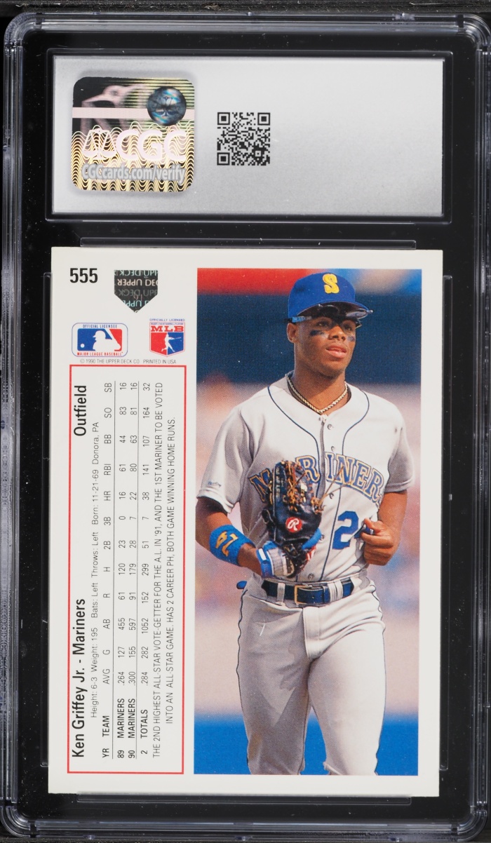 1991 Upper Deck Ken Griffey Jr. #555 CGC 9 MINT