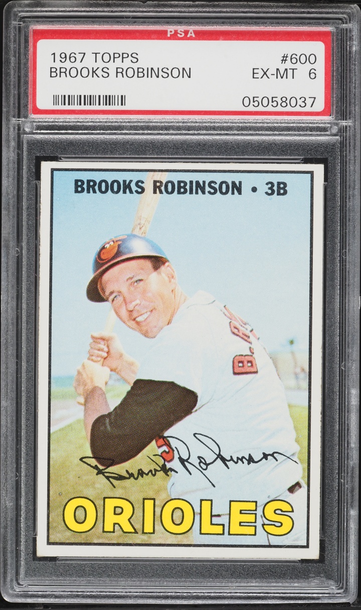 1967 Topps Brooks Robinson #600 PSA 6 EXMT