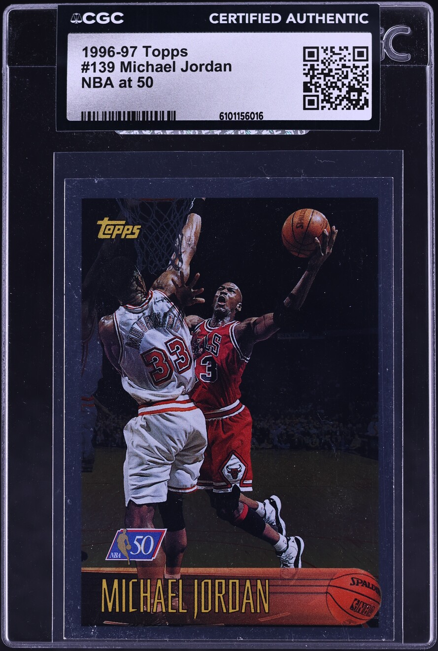1996 Topps NBA At 50 Michael Jordan #139 CGC AUTH
