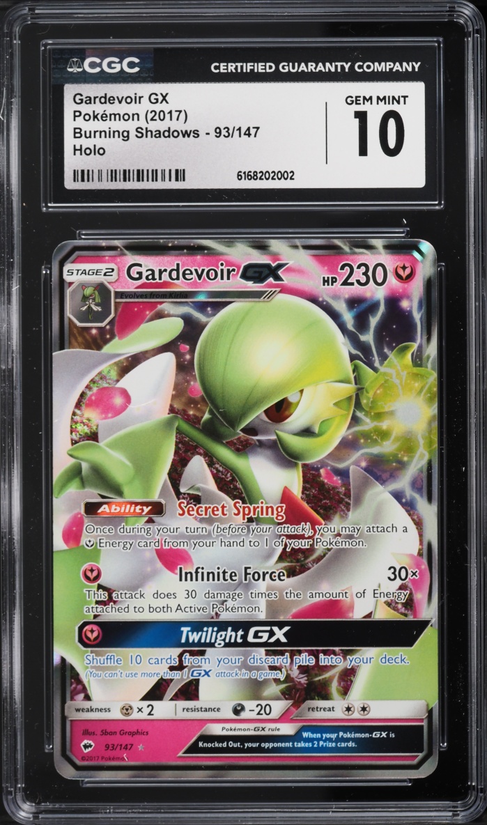 2017 Pokemon Sun & Moon Burning Shadows Alt Art Gardevoir GX #93 CGC 10 GEM MINT
