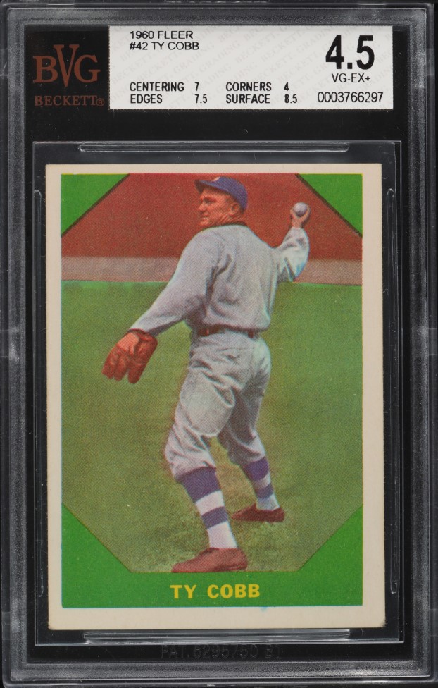 1960 Fleer Ty Cobb #42 BVG 4.5 VGEX+