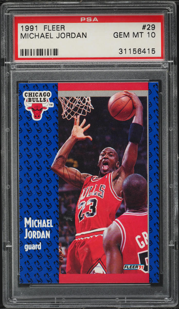 1991 Fleer Basketball Michael Jordan #29 PSA 10 GEM MINT