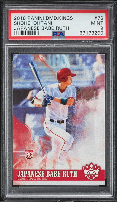 2018 Panini Diamond Kings Name In Japanese Shohei Ohtani ROOKIE