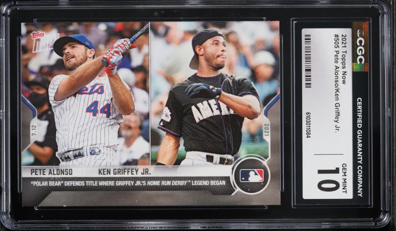 2021 Topps Museum Collection Dual Ichiro Ken Griffey Jr. AUTO /15
