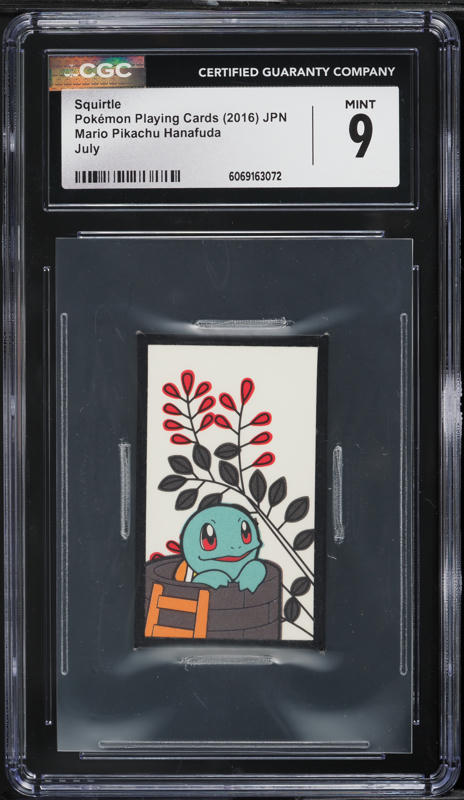 2016 Pokemon Japanese Hanafuda Mario Pikachu September