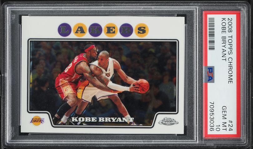 1999 Skybox Apex Cutting Edge Warp Tek Kobe Bryant /25 #5 BGS 9