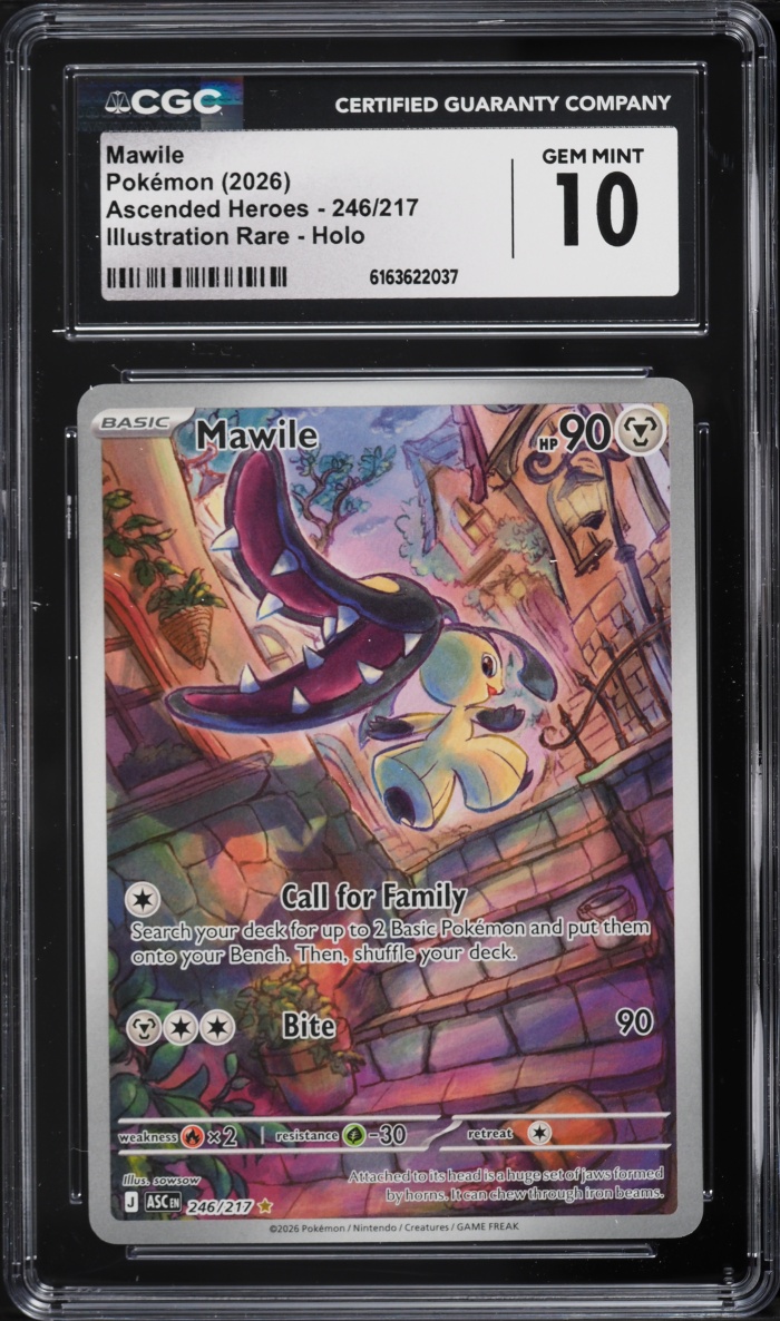 2026 Pokemon Mega Evolution Ascended Heroes IR Mawile #246 CGC 10 GEM MINT