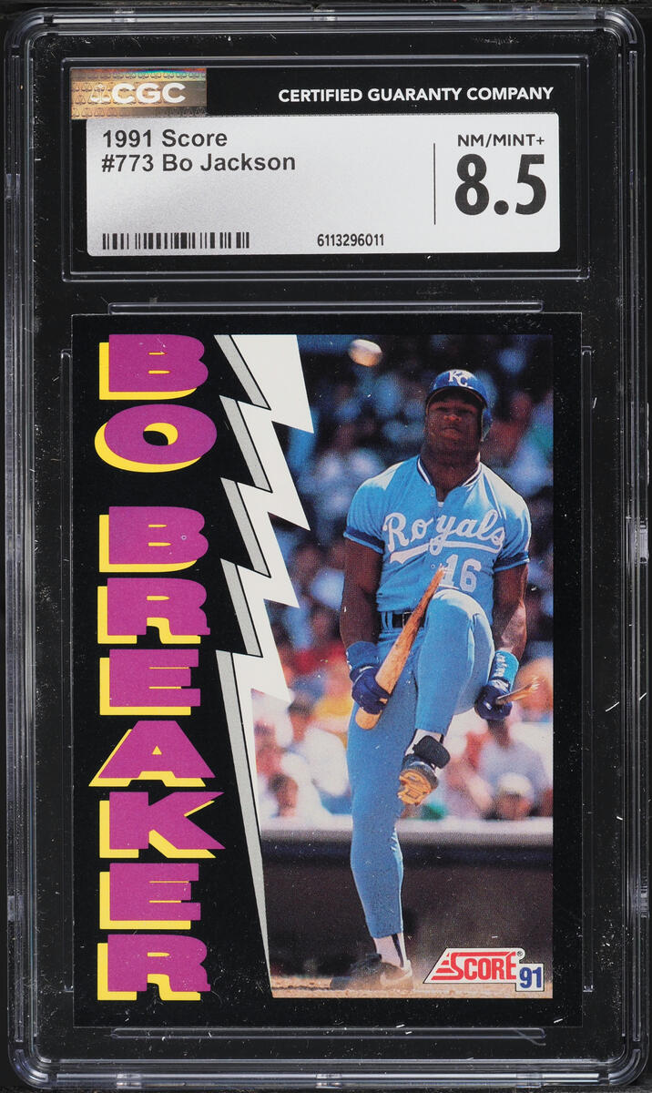 1991 Score Bo Jackson #773 CGC 8.5 NM-MT+