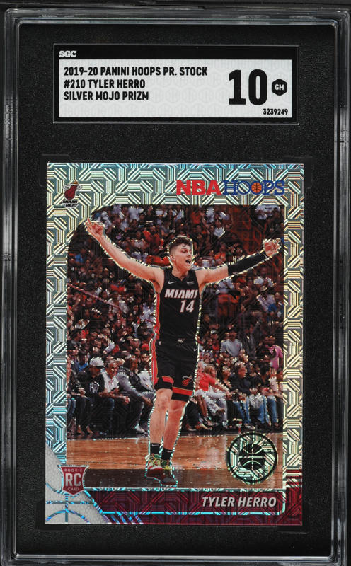 2019 Immaculate Collection Gold Tyler Herro ROOKIE PATCH /10 PSA