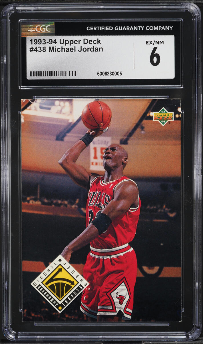 1993 Upper Deck Michael Jordan #438 CGC 6 EXMT