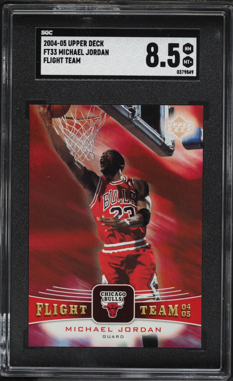 2004 Upper Deck Flight Team Michael Jordan #FT33 SGC 8.5 NM-MT+