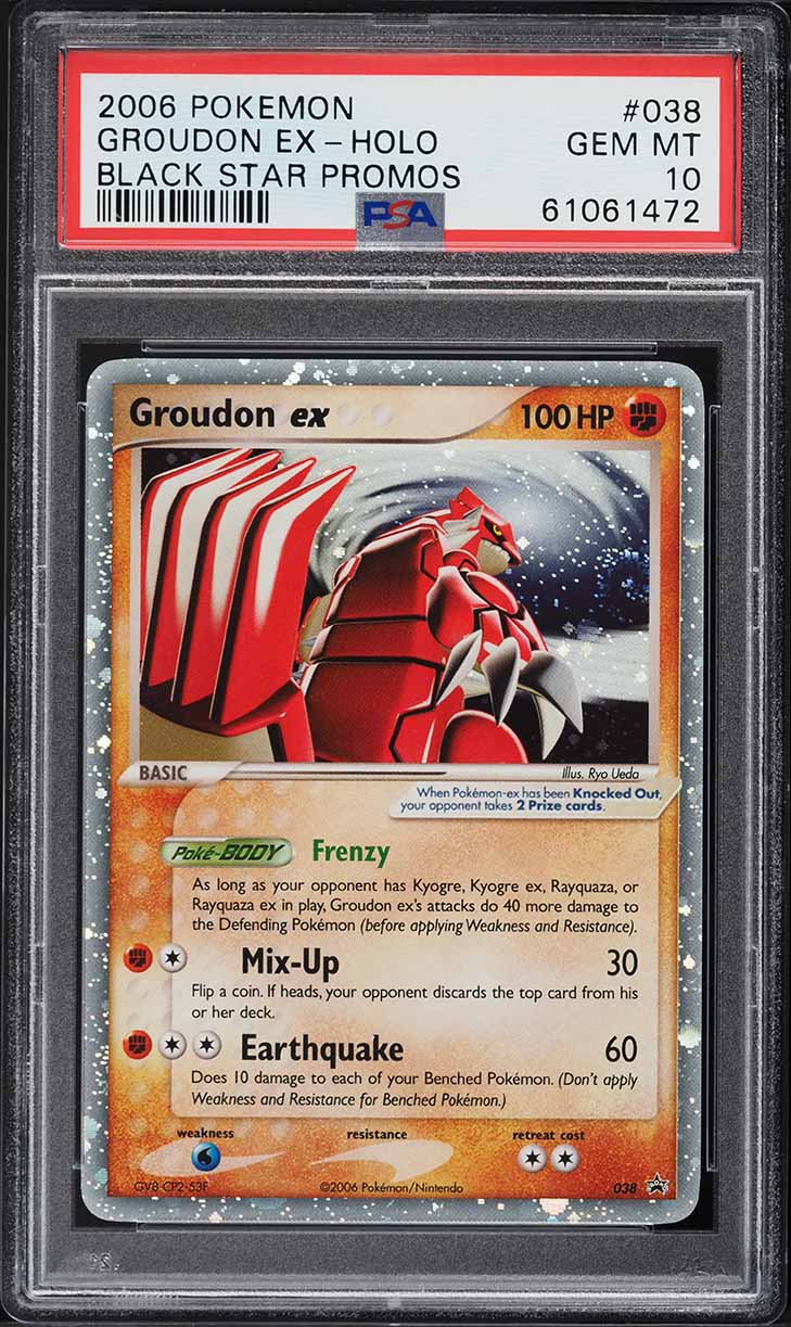 2006 Pokemon EX Black Star Promo Holo Groudon ex #38 PSA 10 GEM MINT