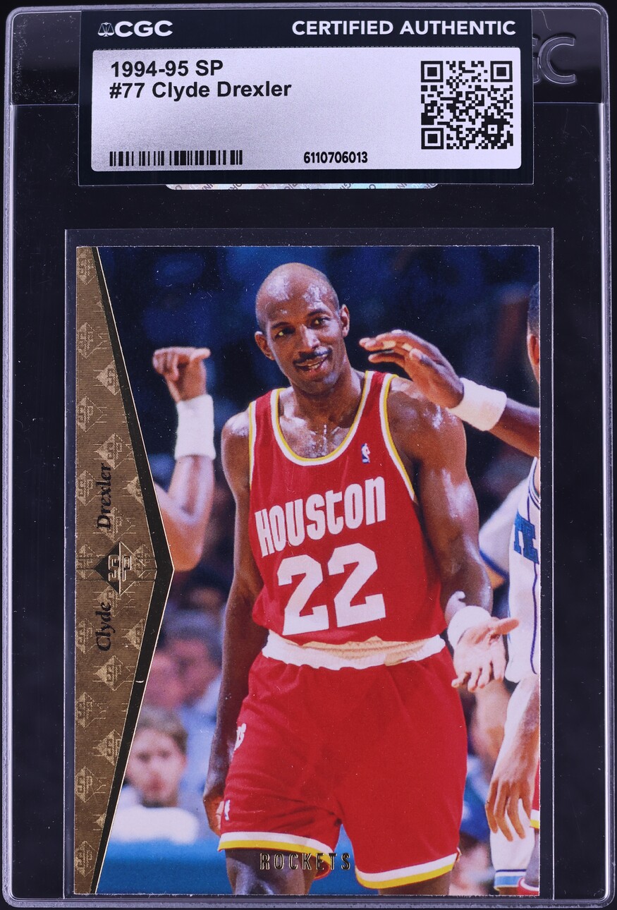 1994 SP Basketball Clyde Drexler #77 CGC AUTH on Fanatics Collect