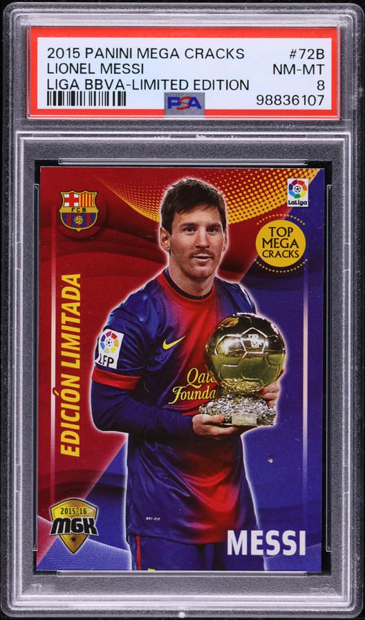 2015 Panini Mega Cracks Liga BBVA Limited Edition Lionel Messi