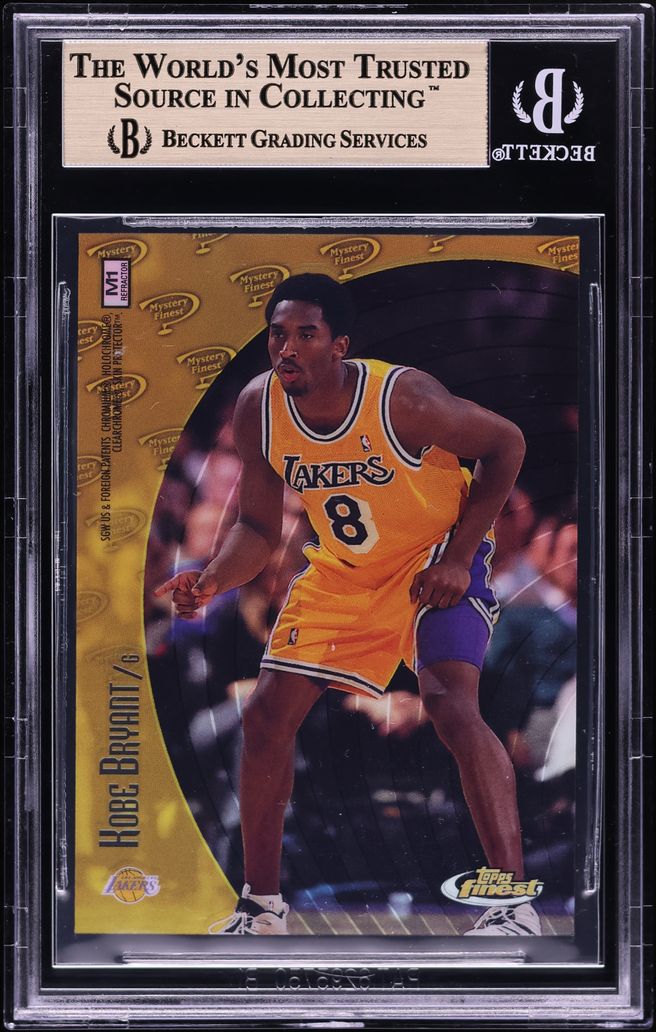 1998 Finest Mystery Refractor Michael Jordan & Kobe Bryant #M1 BGS 9.5 GEM MINT - Photo 2