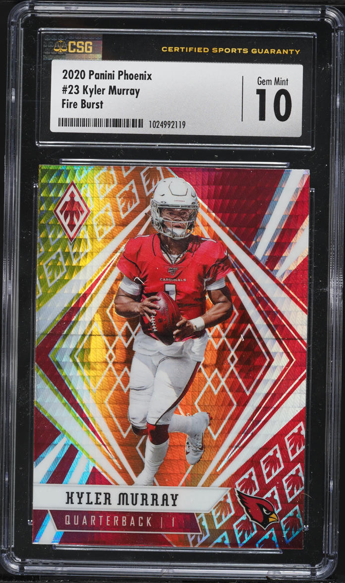 2020 Panini Phoenix Fanatics Exclusive Set Fire Burst Kyler Murray #23 CSG 10 GEM MINT
