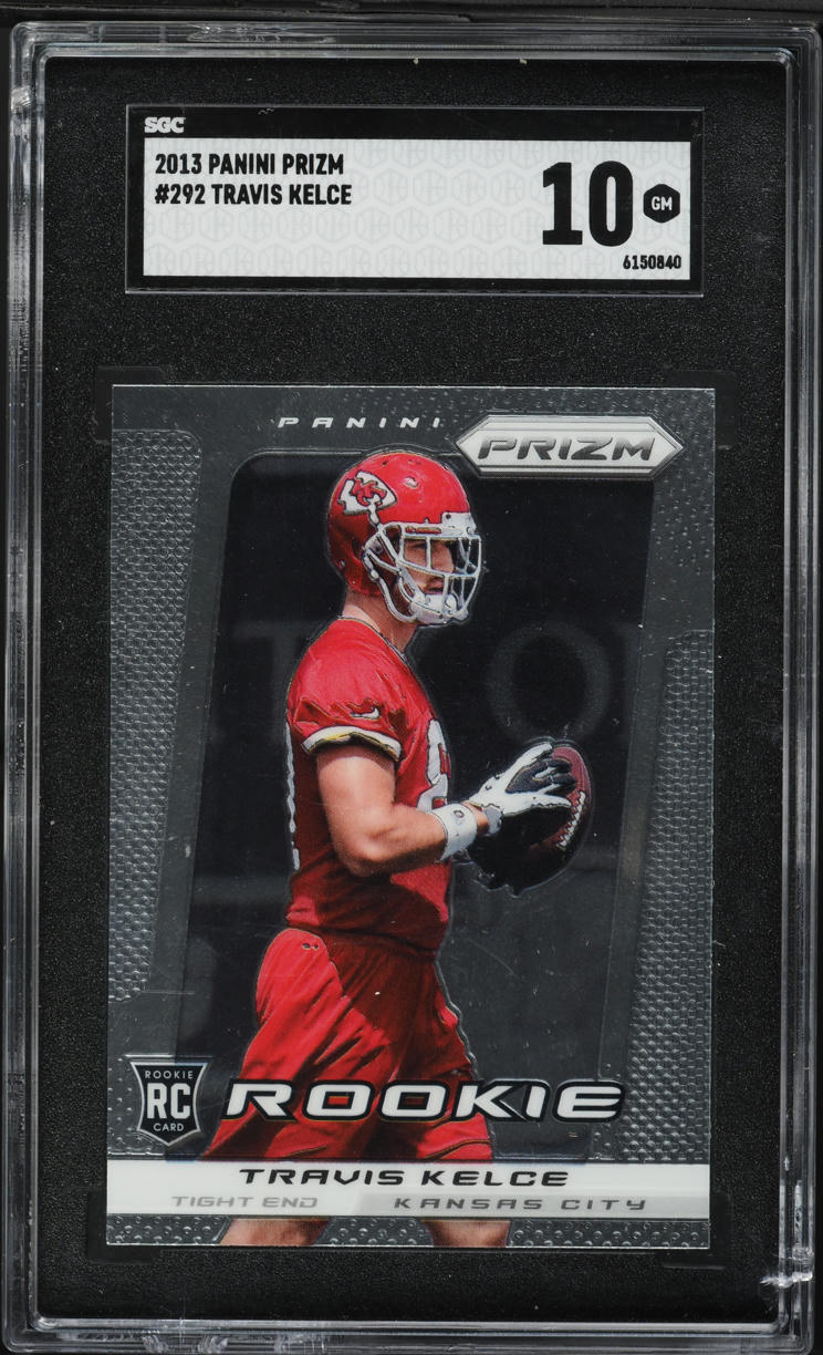 2013 Panini Prizm Travis Kelce ROOKIE #292 SGC 10 GEM MINT