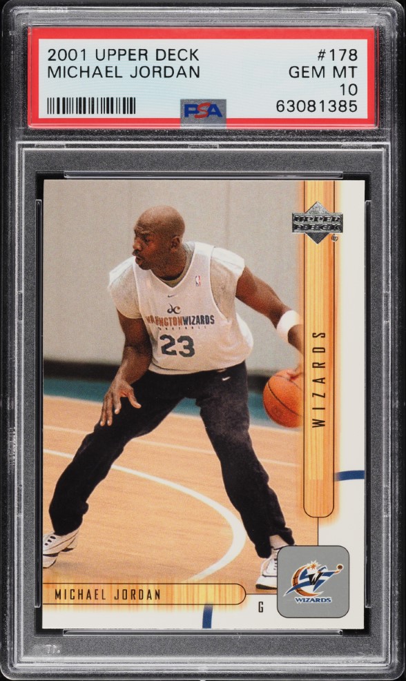 マイケルジョーダン 2001 UD PSA 10 /2002 2001 Upper Deck Decade Team Michael Jordan #UD1 PSA 10 GEM MINT on