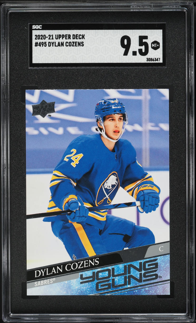2020 Upper Deck Young Guns Dylan Cozens ROOKIE #495 SGC 9.5 MINT+