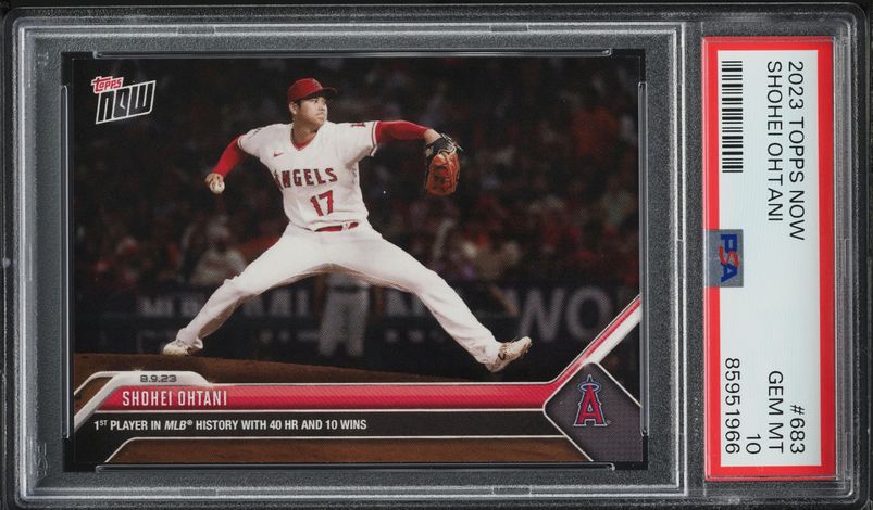 PSA10　大谷翔平　 2023 MLB TOPPS NOW ♯11 2023 Topps Series 1 - Shohei Ohtani - All Aces #AA-11 - PSA