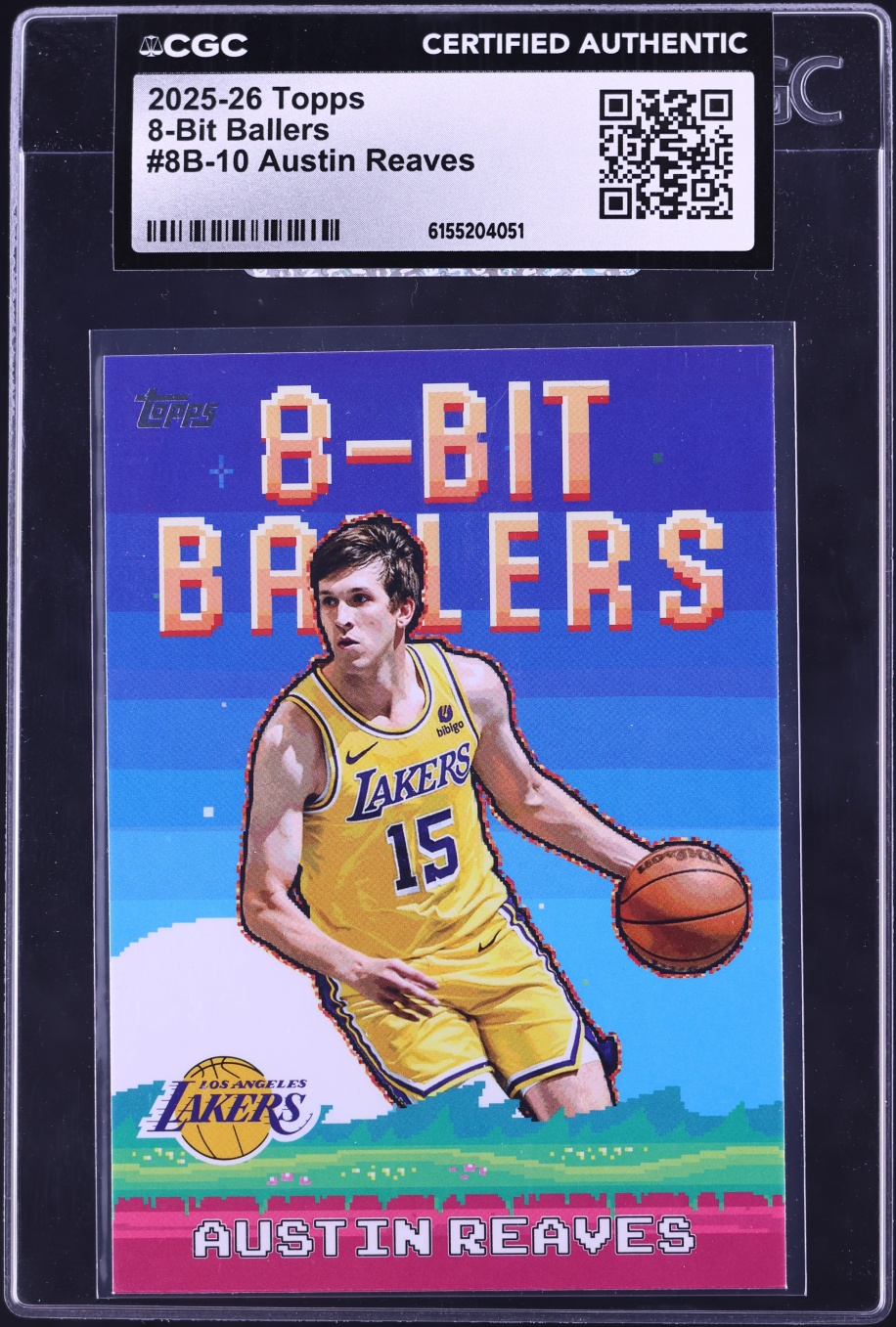 2025 Topps 8-Bit Ballers Austin Reaves #8B-10 CGC AUTH