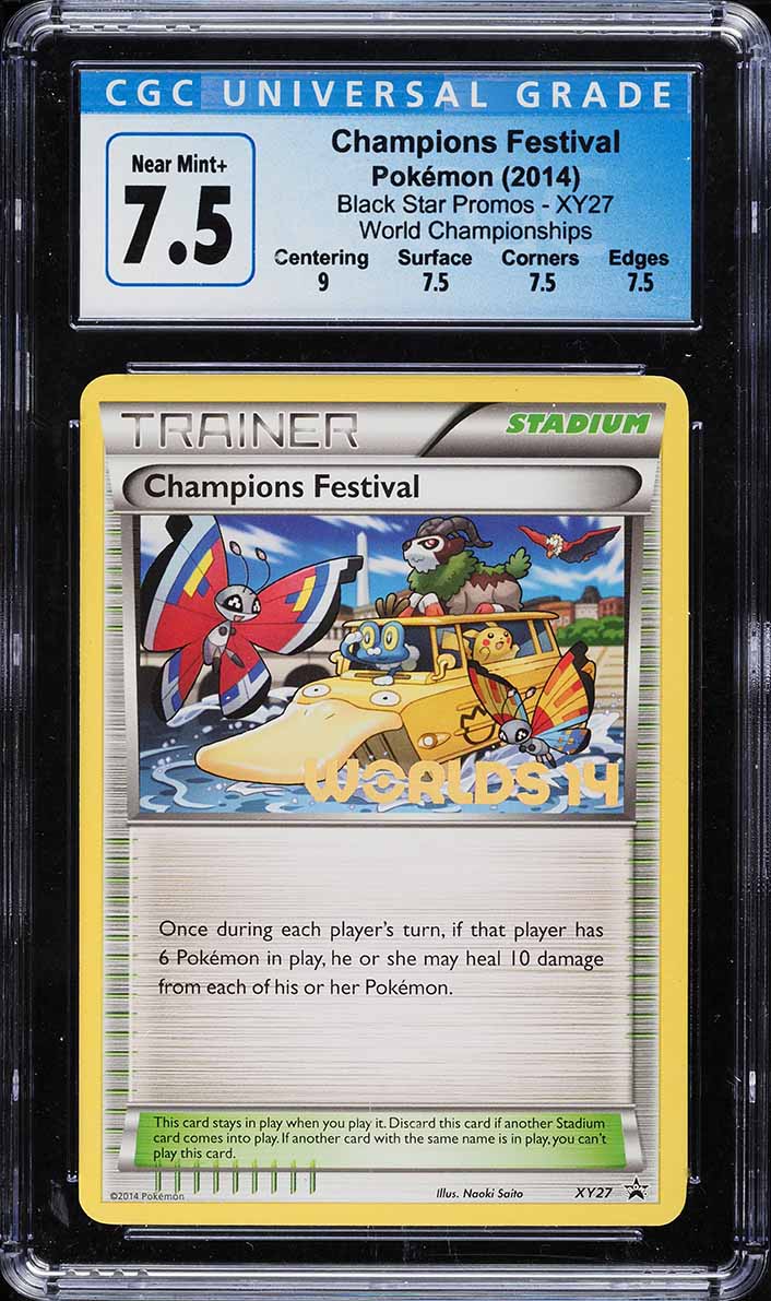 2016 Pokemon XY Black Star Promo Worlds 16 Staff Champions