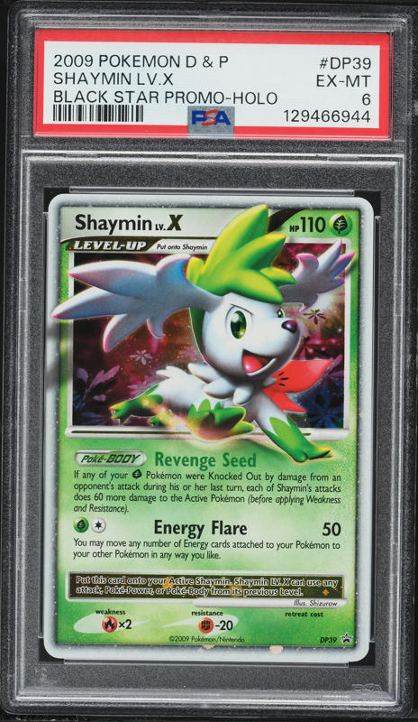 2009 Pokemon Japanese Shaymin Collection Holo Shaymin Lv.X #3 PSA