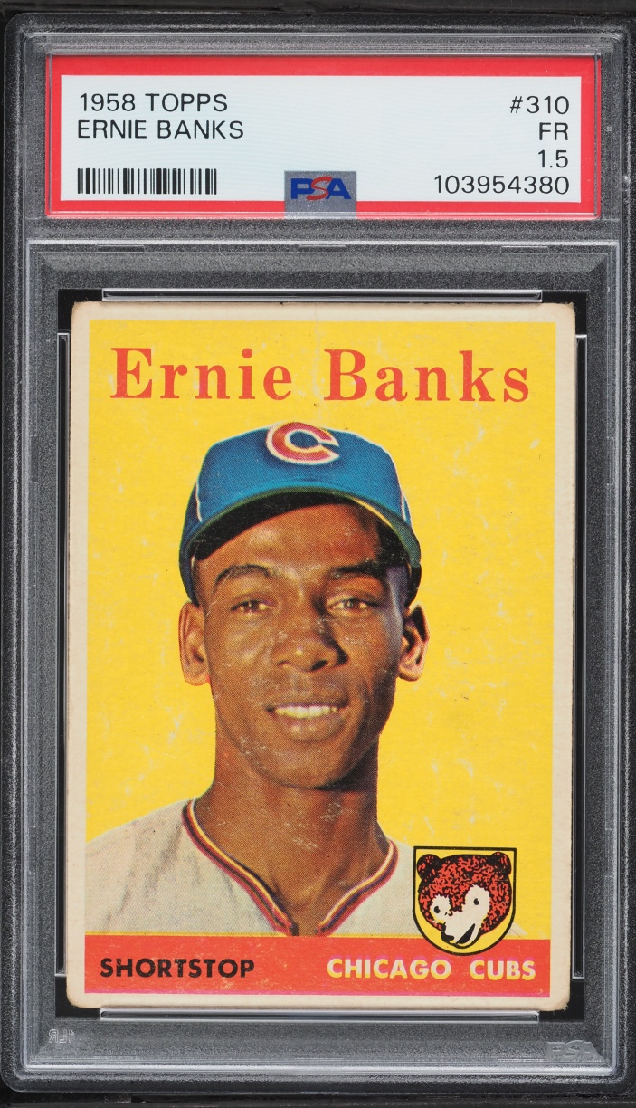 1958 Topps Ernie Banks #310 PSA 1.5 FR