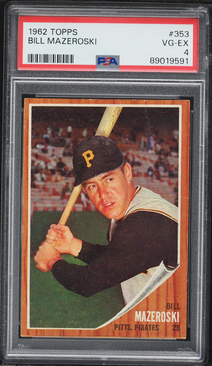 1962 Topps Bill Mazeroski #353 PSA 4 VGEX