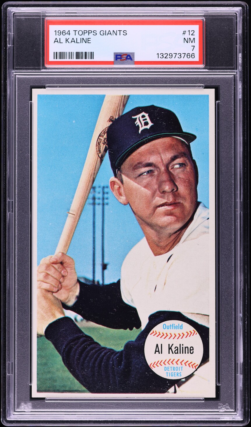 1964 Topps Giants Al Kaline #12 PSA 7 NRMT