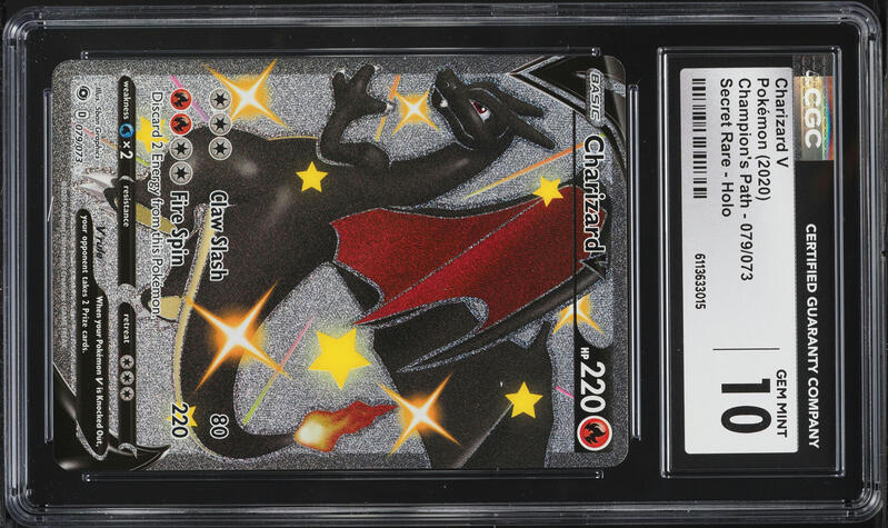 2020 Pokemon SWSH Vivid Voltage Reverse Holo Charizard #25 PSA 10