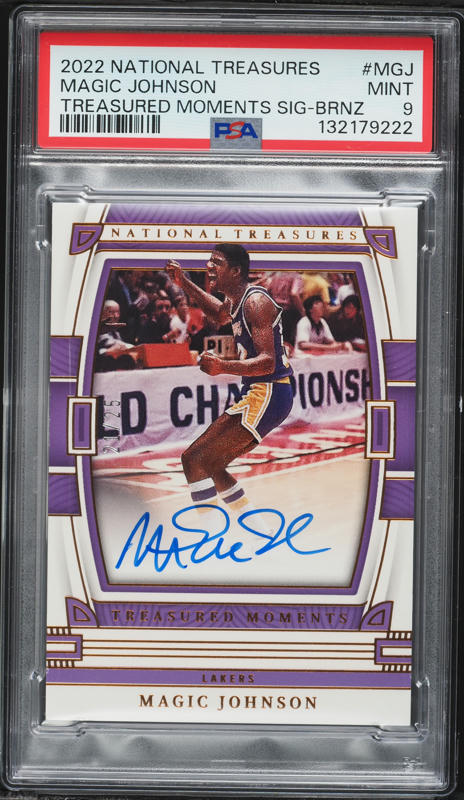 2022 Panini Flawless Enshrined Gold Magic Johnson AUTO /10 #ES-MGJ
