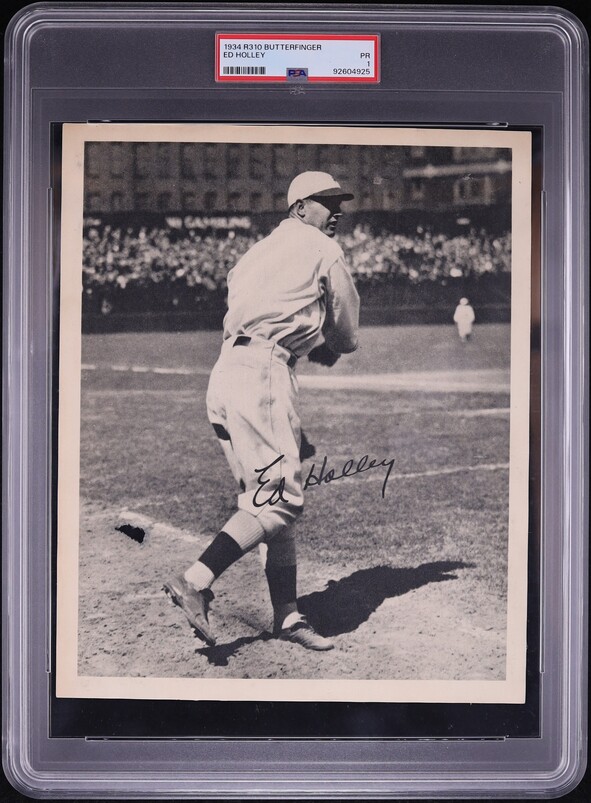 1934 R310 Butterfinger Ed Holley PSA 1 PR