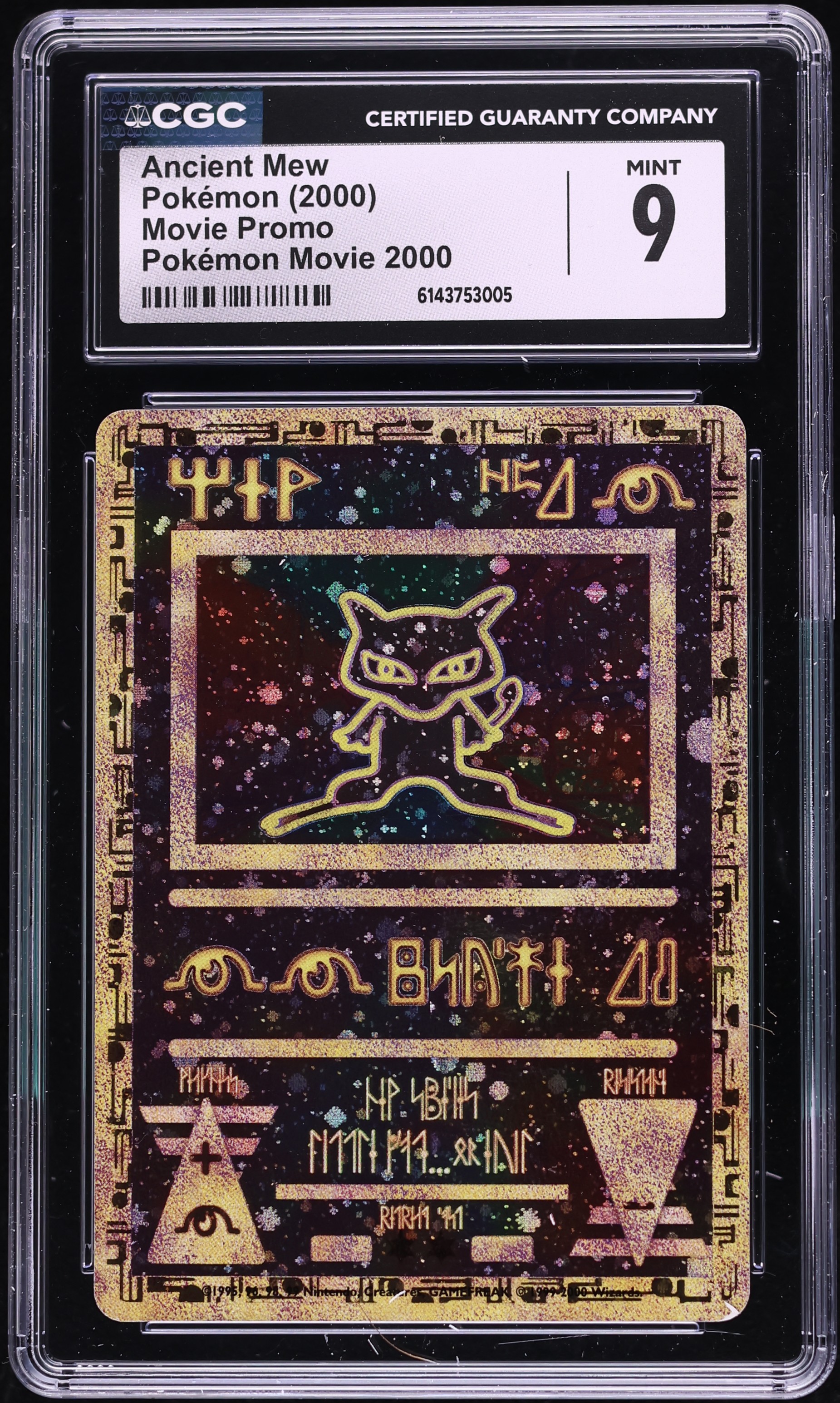 2000 Pokemon Movie Promo Ancient Mew CGC 9 MINT