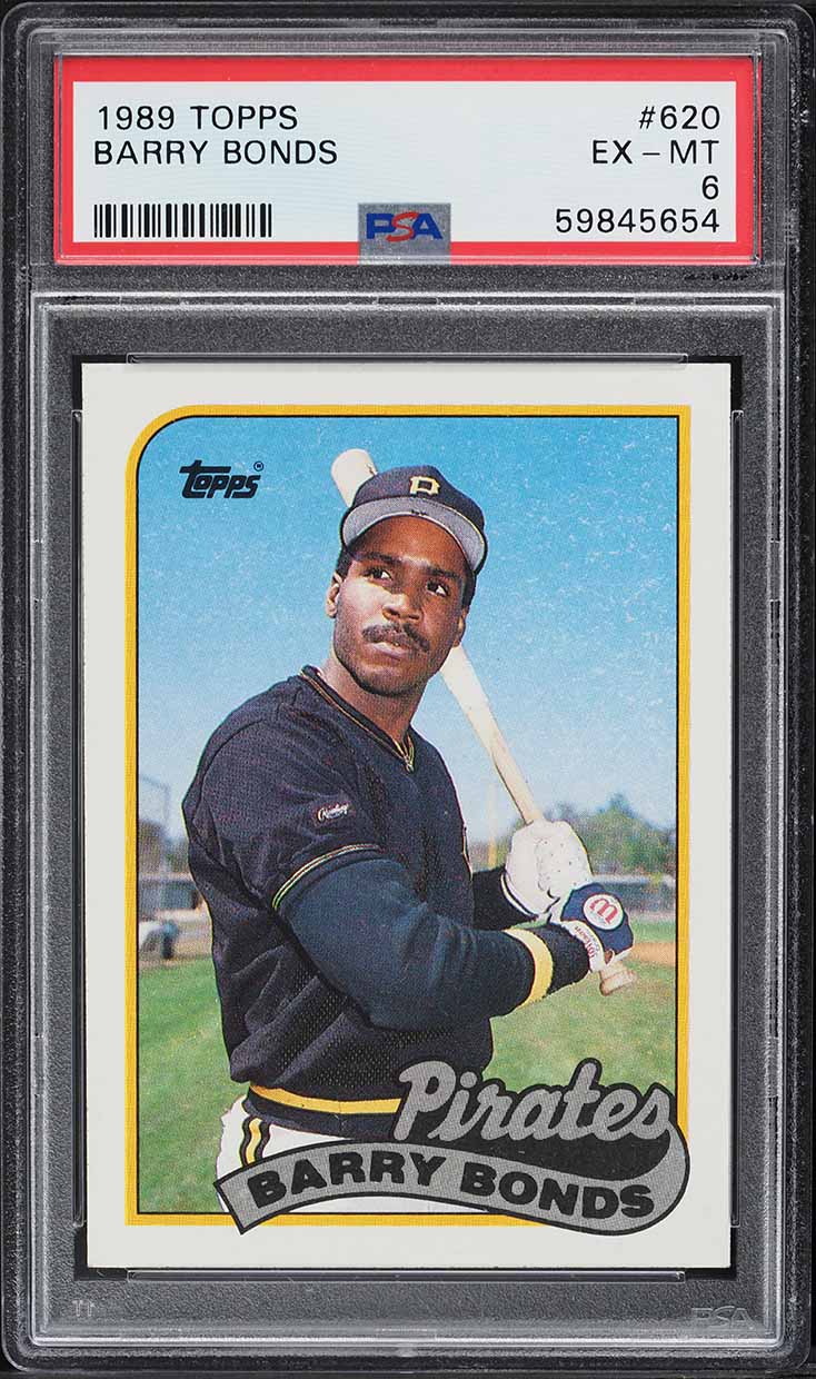 1989 Topps Barry Bonds #620 PSA 6 EXMT