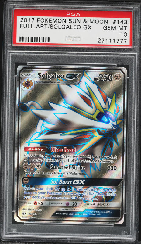 2017 Pokemon Sun & Moon Full Art Umbreon GX #142 PSA 10 GEM MINT