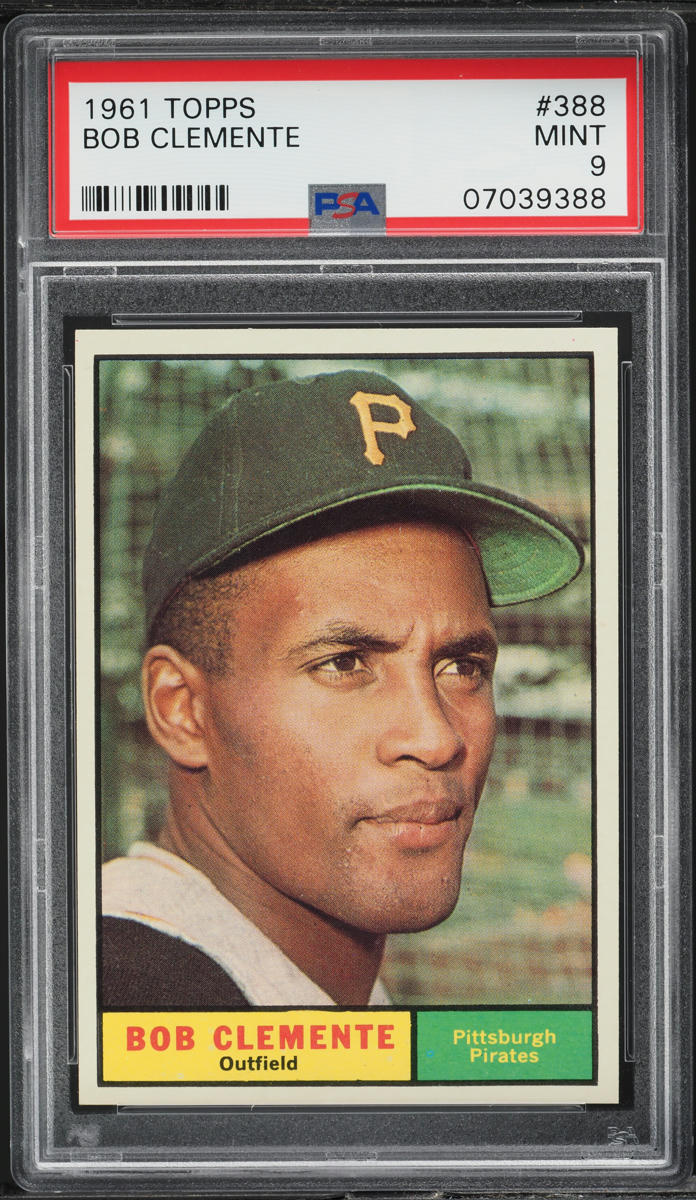 1961 Topps Roberto Clemente #388 PSA 9 MINT