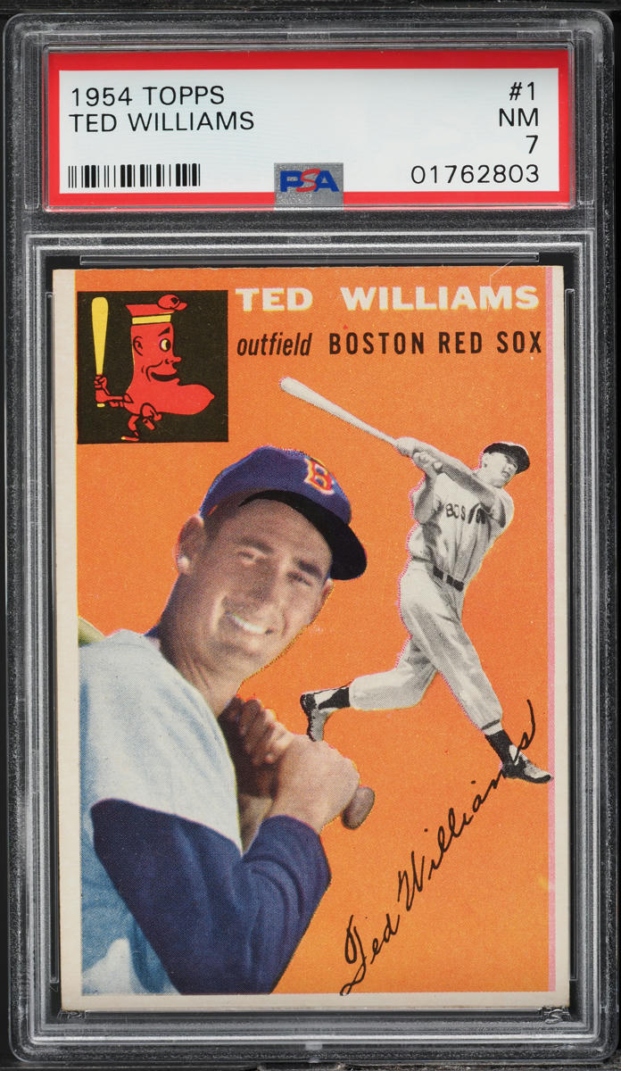 1954 Topps Ted Williams #1 PSA 7 NRMT