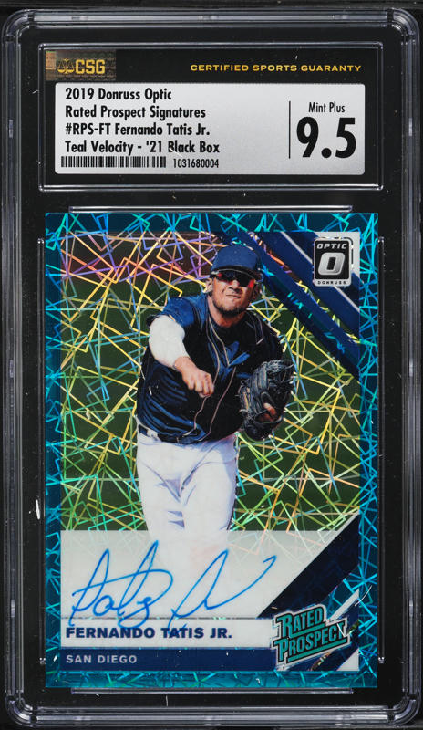 2019 Bowman Chrome Refractor Fernando Tatis Jr. ROOKIE AUTO /50