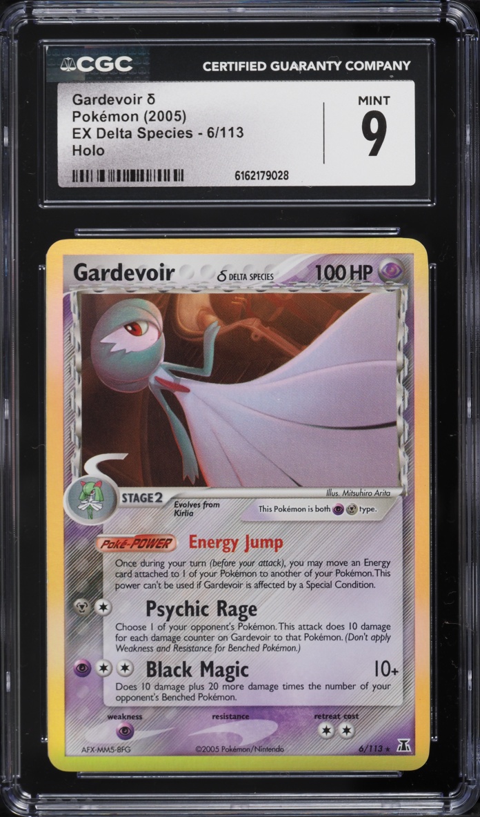 2005 Pokemon EX Delta Species Holo Gardevoir #6 CGC 9 MINT
