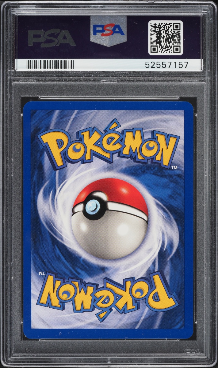 1999 Pokemon Base Set Shadowless Machop #52 PSA 9 MINT