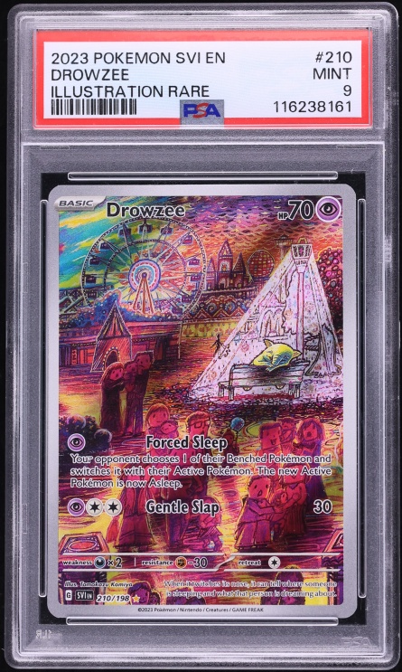 2023 Pokemon Scarlet & Violet IR Drowzee #210 PSA 9 MINT