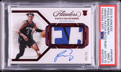 2018 Panini Flawless Ruby Josh Allen ROOKIE PATCH AUTO /15 #RPA-JA