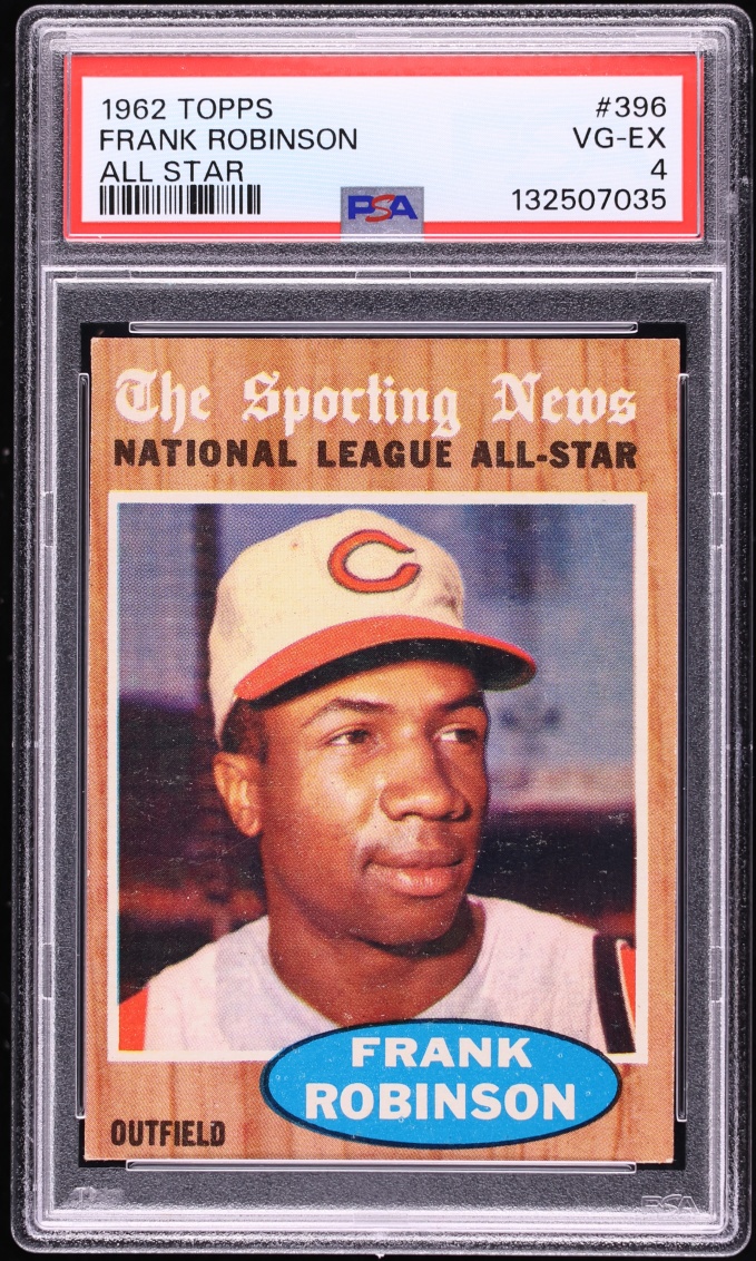 1962 Topps Frank Robinson ALL-STAR #396 PSA 4 VGEX